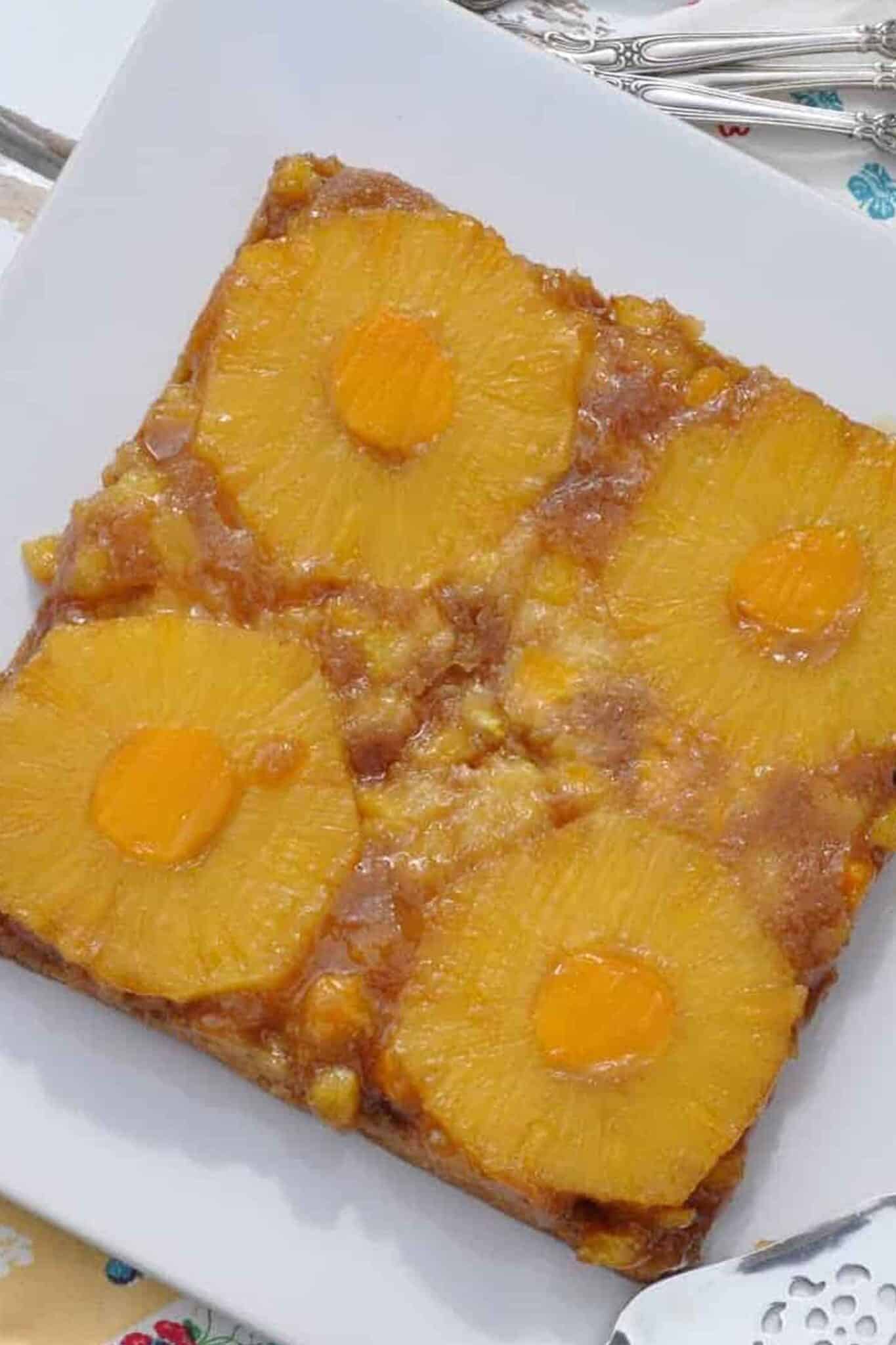 pineapple mango upside down cake recipe