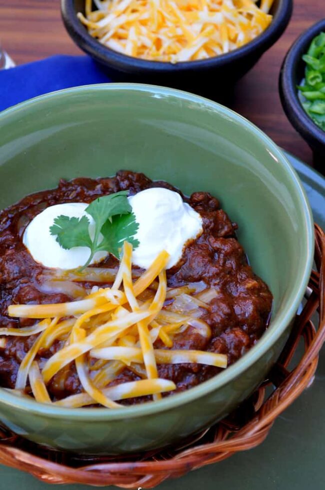 Emeril's Chuck Wagon Chili Recipe | farmgirlgourmet.com