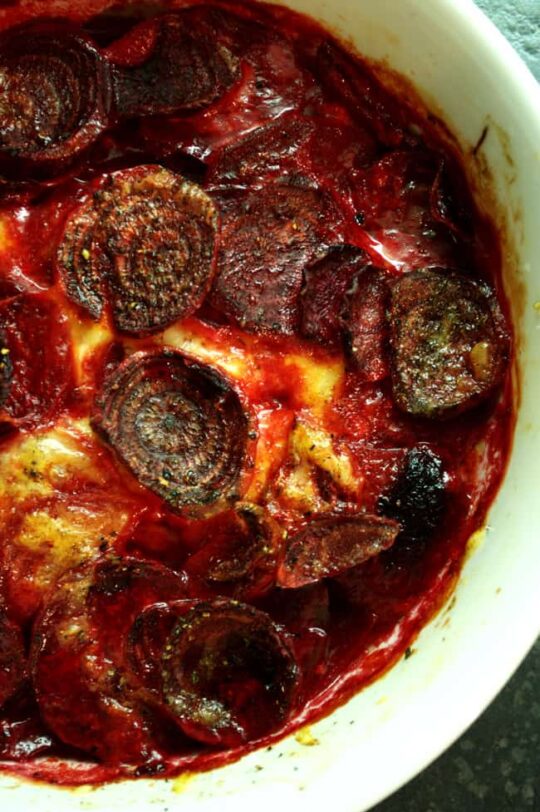 Beetroot Gratin | farmgirlgourmet.com