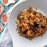 Spicy Sausage Stuffing with Grande Grains & Fruit | farmgirlgourmet.com