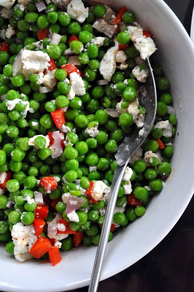 spring pea salad