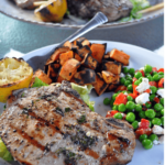 grilled pork chops