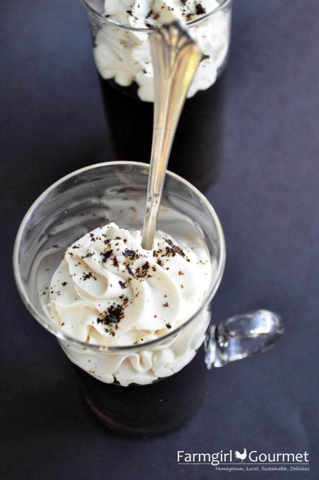 spicy mexican coffee gelee or mexican coffee jello
