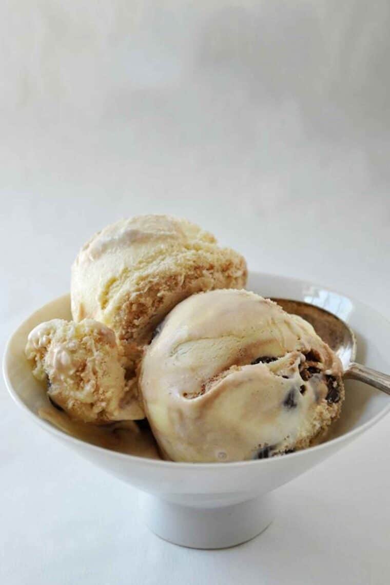 homemade moose tracks ice cream