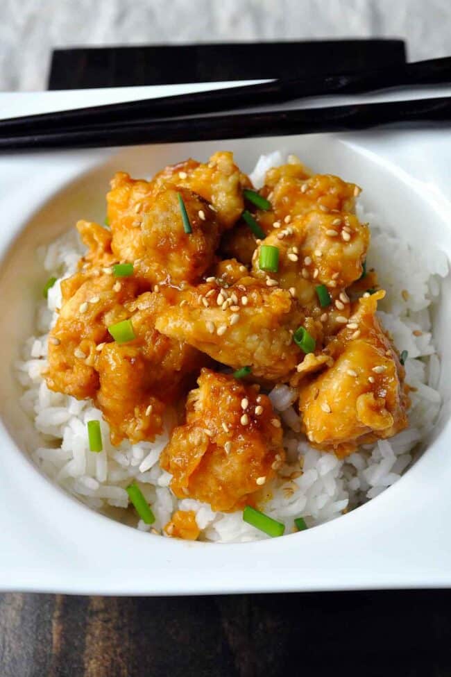 simple homemade baked orange chicken