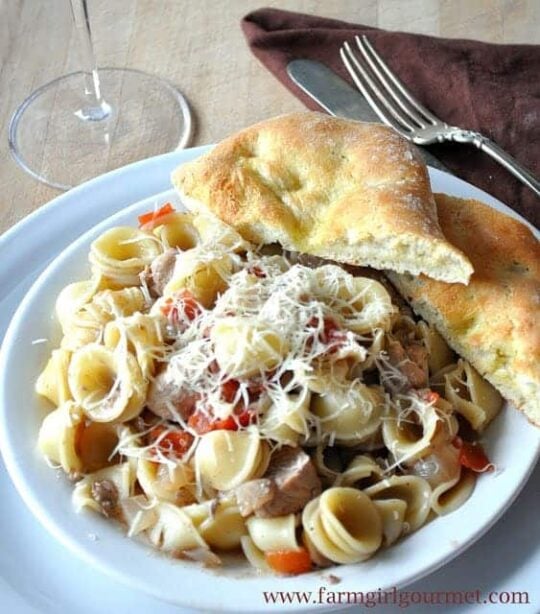Quick Herb Chicken Pasta recipe