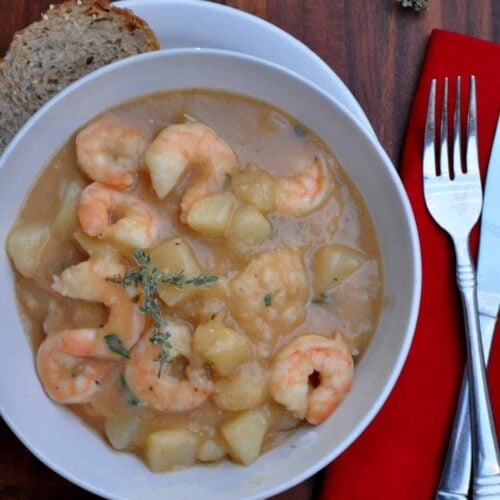 emeril lagasse's cajun shrimp stew recipe