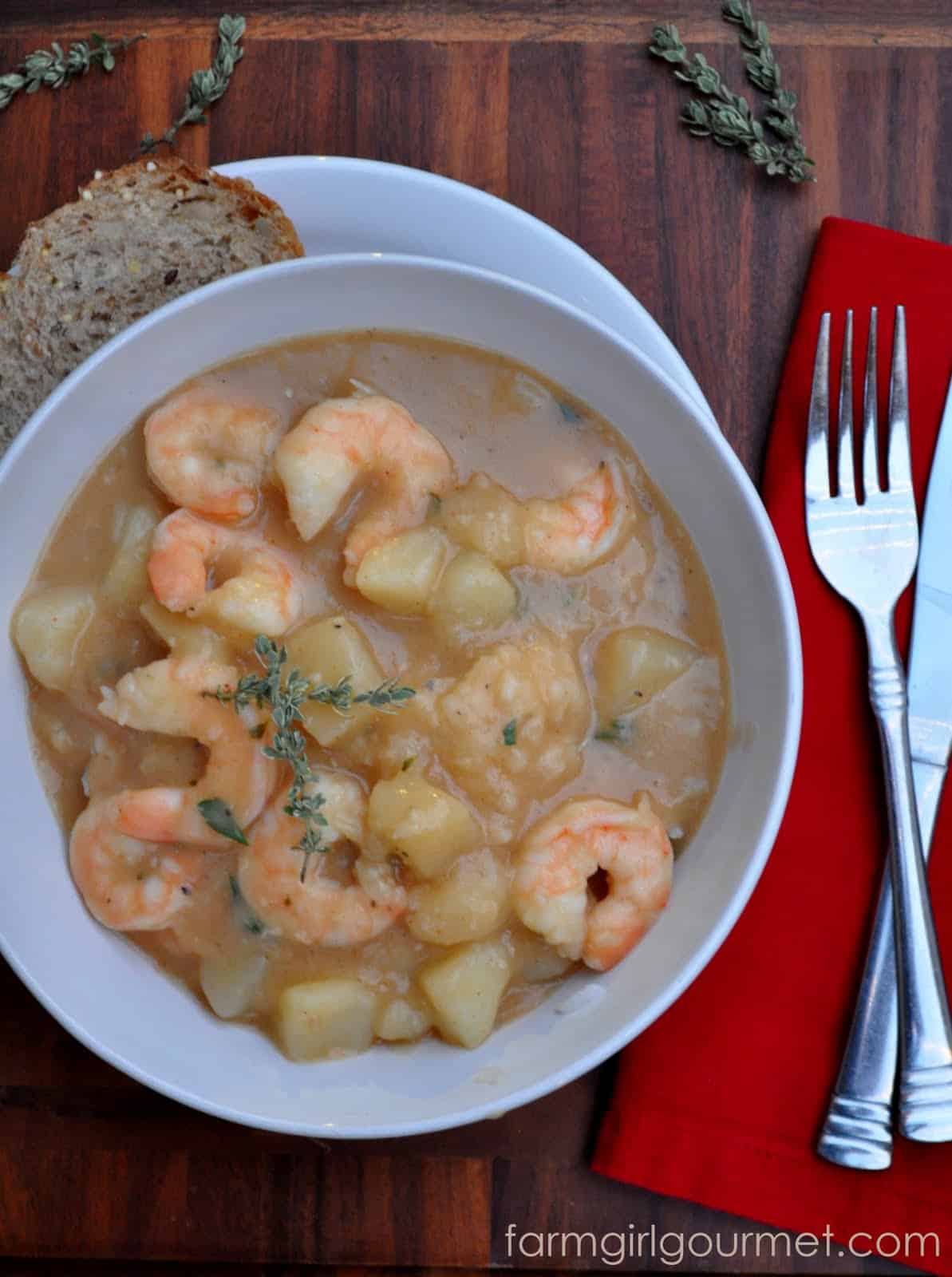 emeril lagasse's cajun shrimp stew recipe