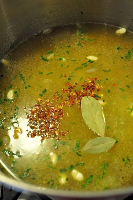 Tuscan White Bean Soup with Broccoli Rabe | farmgirlgourmet.com