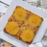 how to make Pineapple & Champagne Mango Upside Down Cake