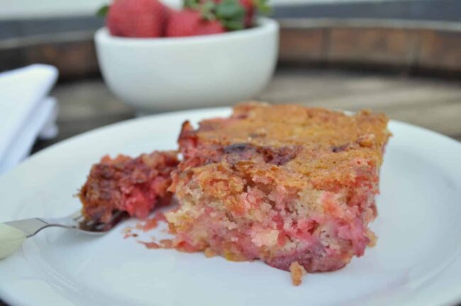 Ruby's Rhubarb Crunch Cake