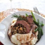 lamb roulade with mushroom duxelle