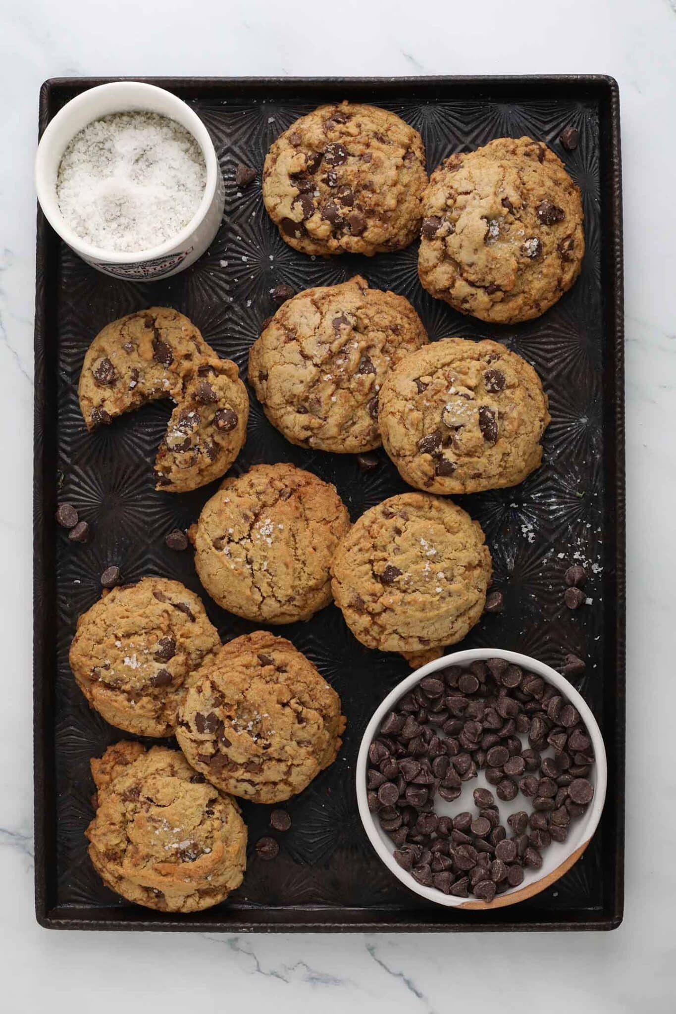 chocolate chip cookies with heath bar toffee bits recipe