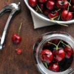 dark cherry infused bourbon