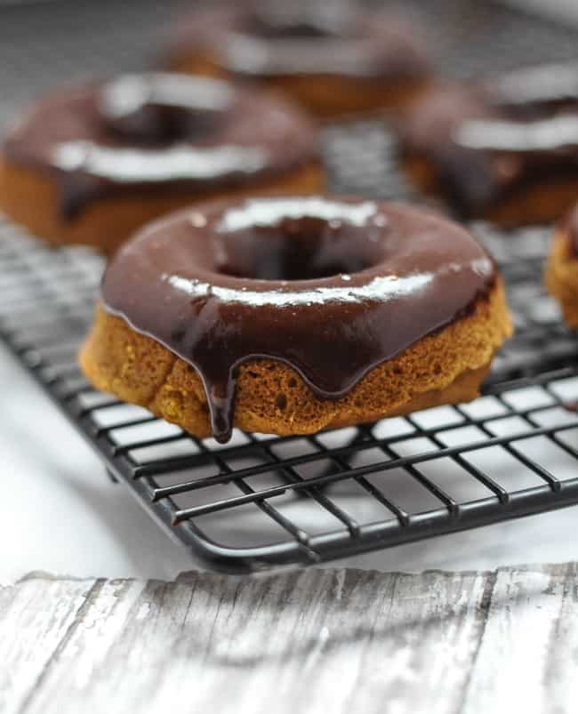 Gluten-Free Pumpkin Donuts | farmgirlgourmet.com