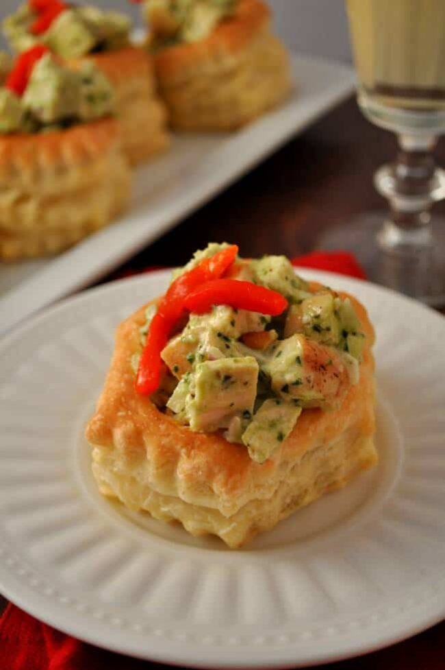 puff pastry pesto chicken cups