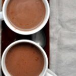 hot chocolate infused with Kahlua