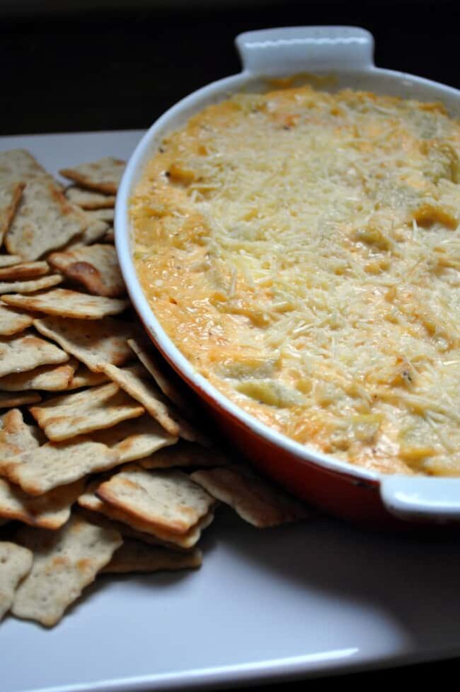 Hot Sriracha Artichoke Dip