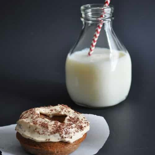 baked kahlua and cream donuts