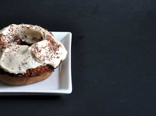 Kahlua and Cream Doughnuts | farmgirlgourmet.com #doughnutweek