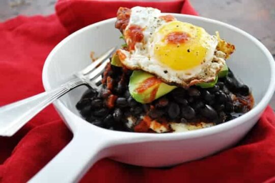 5 Ingredient Mexican Potato Stack | farmgirlgourmet.com #spon