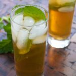 Sweet Green Tea & Ginger Mojito | farmgirlgourmet.com #truvia