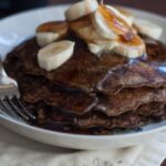 Buckwheat Hoe Cakes with Fresh Banana | farmgirlgourmet.com #breakfast #mymilkchoice