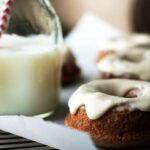Baked Chai Donuts with Bourbon Glaze | farmgirlgourmet.com