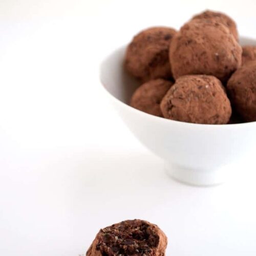 Date & Cherry Energy Bites | farmgirlgourmet.com