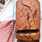Banana pumpkin chocolate chip bread