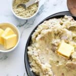 garlic rosemary mashed red potatoes
