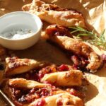 cranberry brie puff pastry twists