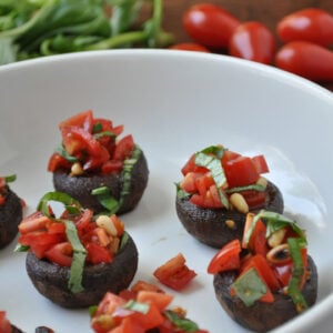 mushroom bruschetta bites recipe