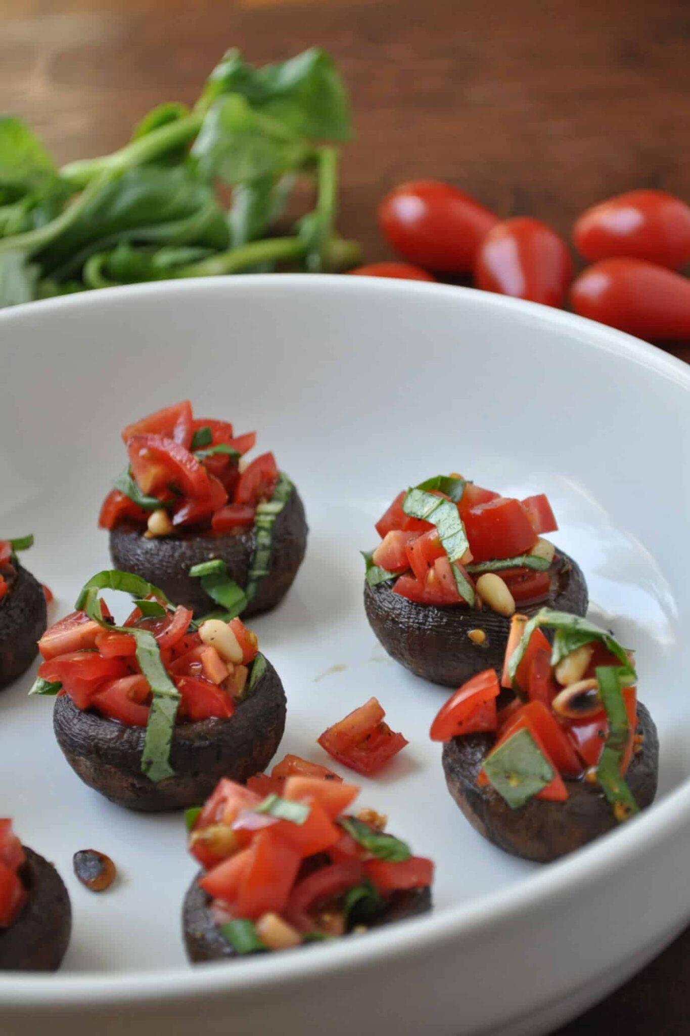 mushroom bruschetta bites recipe