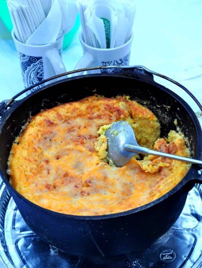 easy dutch oven corn casserole
