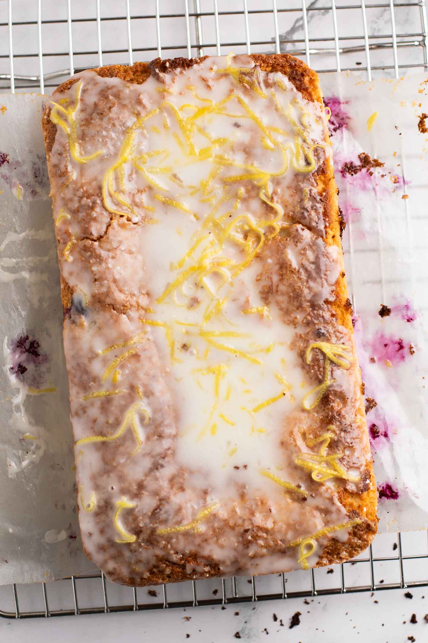 lemon blueberry bread