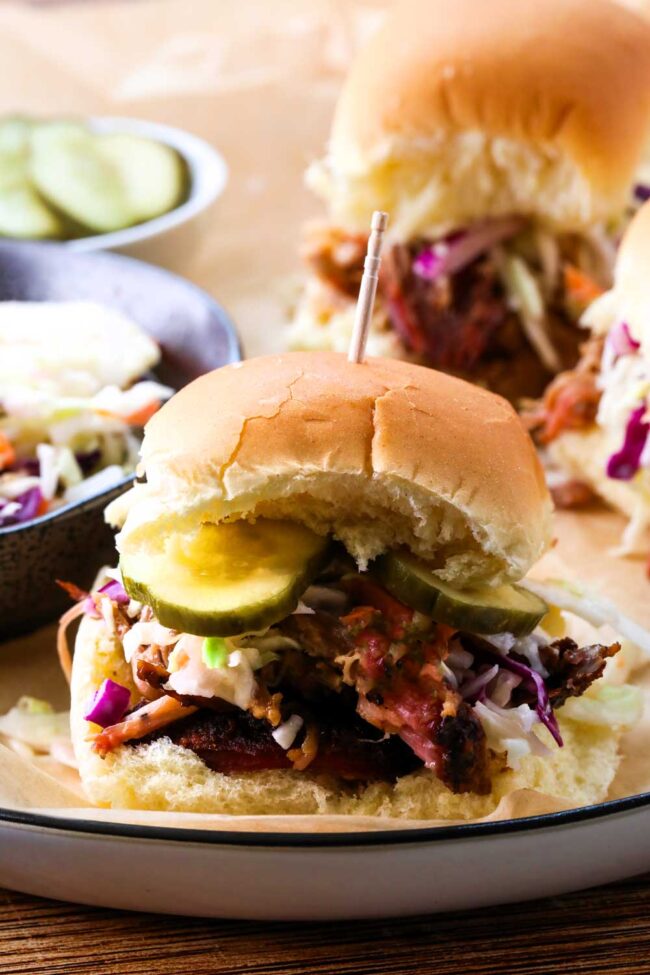 pulled pork sliders