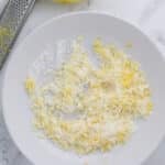 a bowl of lemon sugar