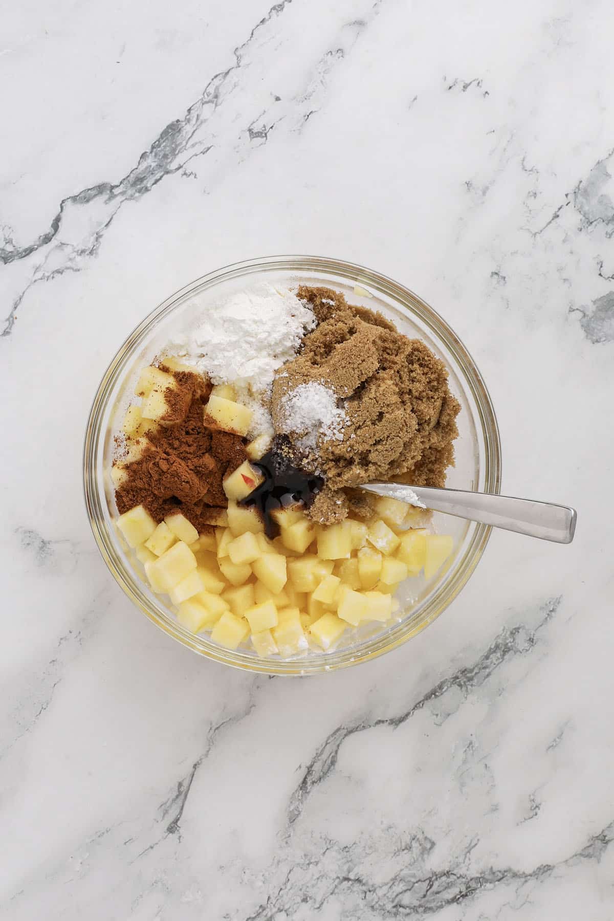 pumpkin spiced apple turnover filling